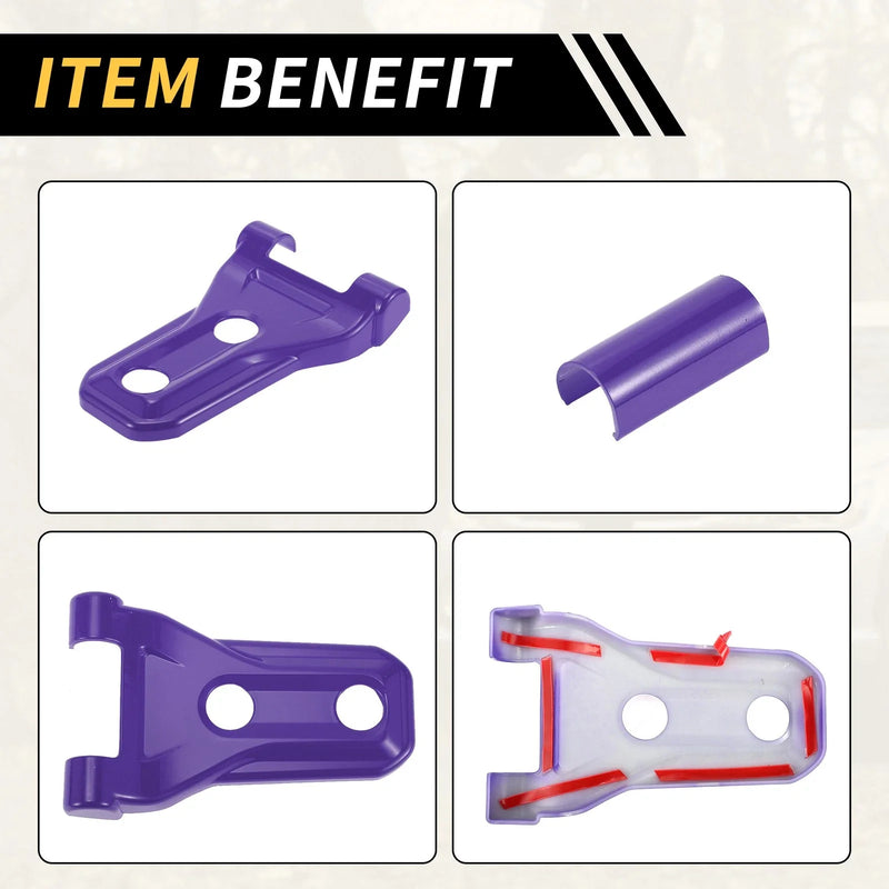Jeep Wrangler JL JLU (2018-2024) - Purple 1 Set Hood Hinge Cover Trim