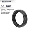 Oil Seal / 28x37x8mm / Rotary Shaft Seal Nitrile Rubber Black 5 Pcs