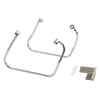 Harley Softail Slim Chrome Saddlebag Support Brackets (2018-2024)