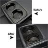Subaru Forester Carbon Fiber Rear Water Cup Panel Cover Trim (2013-2018)
