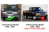 Ford Ranger 1 x Black Tailgate Handle (1998-2002)