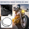 Set 95cm 37.40 Motorcycle Brake Clutch Oil Hose Clutch Throttle Pipe Black