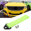 Universal Rear / Front Bumper - Green Racing Car Towing Strap Belt Hook