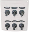 Marine Applications Switch Panel 6 Gang 12V/24V White Waterproof Boots