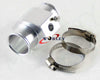 Car Radiator Hose 40MM Silver Water Temperature Sensor Gauge Adapter