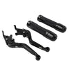 Honda CBR125R CBR150R Black Extendable Brake Clutch Levers (2004-2023)