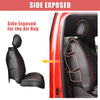 Toyota Tacoma (2016-2023) - 2 Pcs Black Red Front Seat Covers