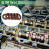 Oil Seal 25x40x8mm FKM Rubber Seal Ring Rotary Shaft 5 Pcs