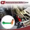 Bosuer M5 Green / Orange / Silver Tone Folding Motorcycle Gear Shift Lever