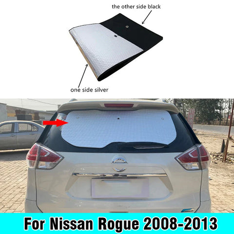 Nissan Rogue Rear Windshield Privacy Thick Sunshade Cover (2008–2013)