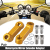 Honda Yamaha Motorcycle 10mm 8mm Mirror Extend Adapter
