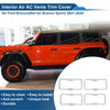 Ford Bronco Air Condition Outlet Vent Trim Cover Frame 4 x (2021-2024)