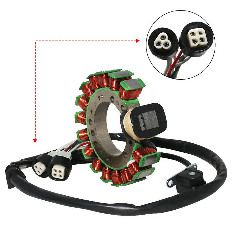 Yamaha YFM350ER YFM350FW Big Bear 4WD YFM350X Warrior Stator Coil (1990-1994)