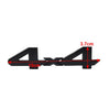 Universal Cars Silver 3D Rear Tailgate Emblem Badge Overlay Decal