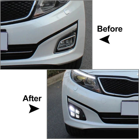 Kia Optima K5 2 x Daytime Running Light Fog Lamps (2014-2015)