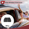 Toyota Noah R70 8 x Car Door Pillar Window Trim Carbon Fiber (2008–2013)