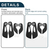 Honda Fit (2008-2013) Black 1 Set Car Door Anti Kick Pad Sticker Protector
