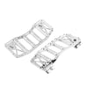 Harley Davidson FLT Touring 2 x Chrome Aluminum Front Floorboards (1984-)