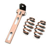Harley Davidson 3 in 1 Brass Tone Motorcycle Seat Bracket Spring Mount