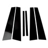 Honda Accord 6 x Black Window Pillar Post Molding Trim (2013-2017)