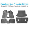 Subaru Forester Waterproof Floor Boot Seat Protector Mats (2018-2025)