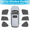 Mazda CX-5 1st Gen KE (2012-2017) UVA & UVB Protection 6 x Car Window Shades