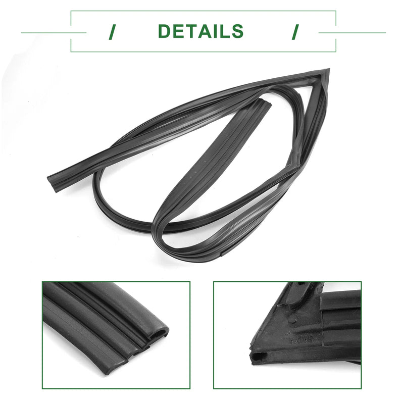 Honda Accord Front Left Door Window Run Channel Seal Strip (2003-2007)