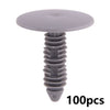 Universal Sk 100x Bumper Fender Moulding Retainers Fasteners Clips (N/A)