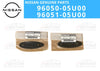 Nissan Skyline R32 GTR Rear Deck Lid Spoiler Spacer LH RH Set (1989–1994)