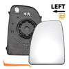 Dodge Ram Heated Left Driver Side Mirror Glass Replacement