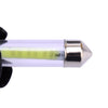 Car Interior 10 x 36mm COB LED Dome Map Reading Light Bulbs
