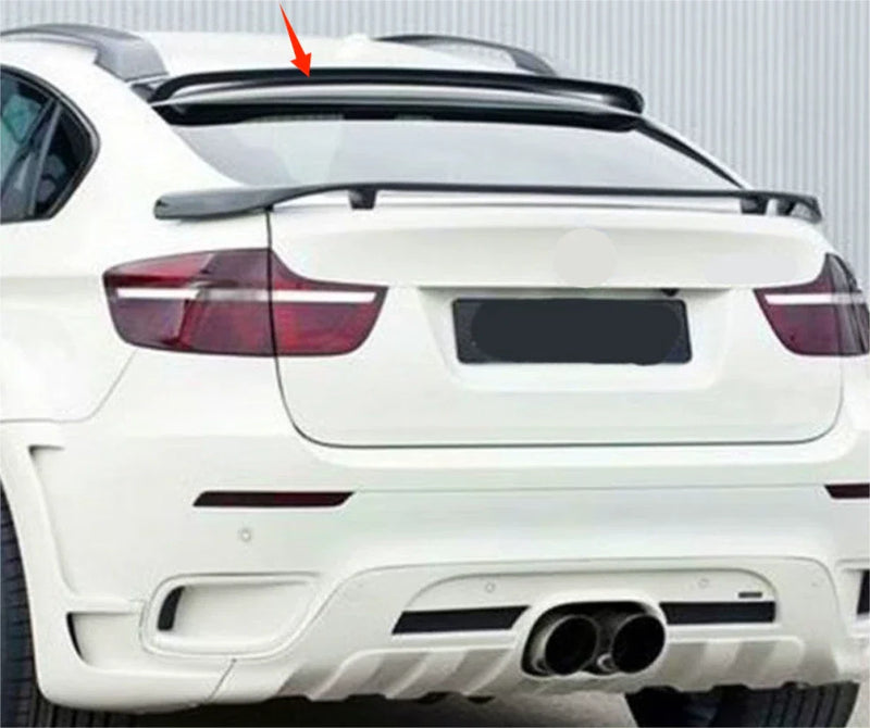 BMW X6 E71 E72 Glossy Black Rear Roof Spoiler Wing (2008-2014)