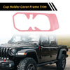 Jeep Wrangler JL JLU (2018-2024) Pink 1 Pc Cup Holder Cover Trim