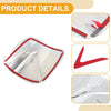 Mitsubishi Eclipse Chrome Silver Red Fuel Tank Door Cap