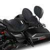 Harley CVO Street Glide Driver & Passenger Seat Pad Backrest (2009-2023)
