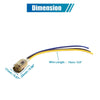 Motorcycle 3x 1157 LED Motorcycle Brake Light Extension Wire Socket