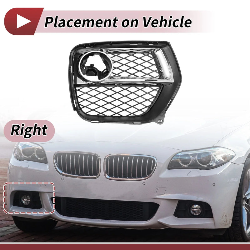 BMW X6 1 Pc Front Right Fog Light Grill (2012-2014)