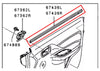 Mitsubishi Pajero Sport 4 x Inner Weatherstrip Door Belts (2016-2022)