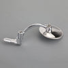 17.2-22mm Handlebars Chrome for Cafe Racer / HBobber Mirrors Pair