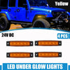 Jeep 4 x Car Interior LED Under Glow Neon Lights