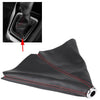 Honda Stitch Leather Manual Shift Boot + R-T Black 5-Speed Shifter Knob