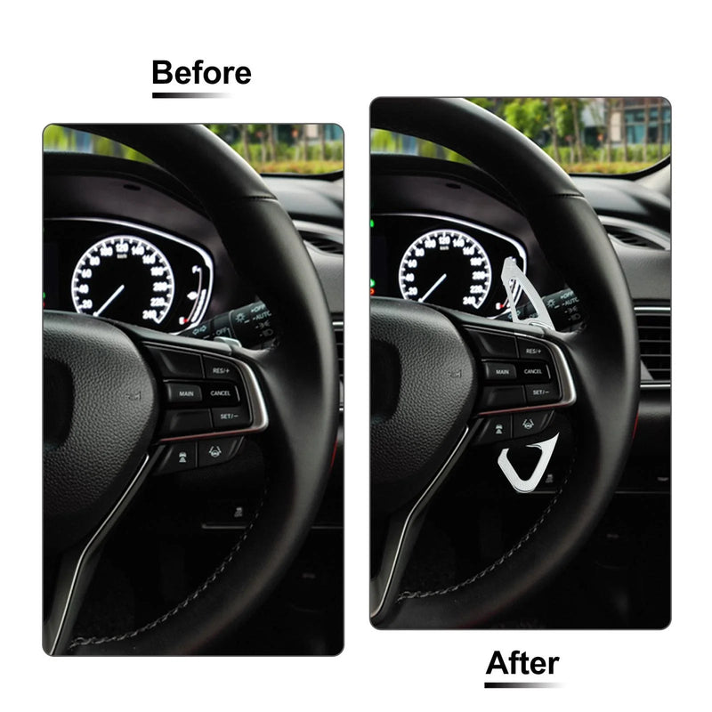 Honda Spirior Paddle Shifter  Aluminum Alloy Silver (2015-2018)