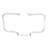 Harley FLST FLSTC Chrome/Black Saddlebag Guard Rail Crash Bar (2000-2017)