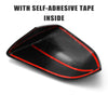 Tesla Model 3 Matte Carbon Fiber / 2 x / Side Mirror Rearview Cover Caps (2017–2022)