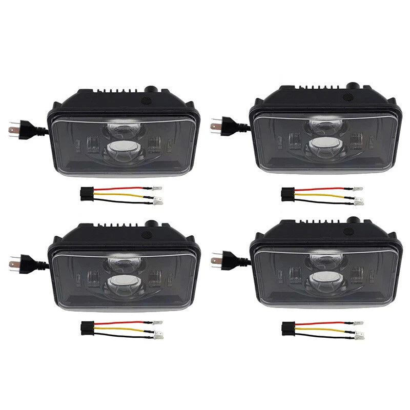 Suzuki DRZ400SM DRZ400S 4x6" LED Headlight High Low Beam Set (2000-2023)