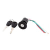 Scooter Motorcycle 2 x Keys Ignition Switch Lock / 3-Wire