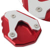 Honda CB500X Red Side Stand Extension Kickstand Enlarger Plate (2019-2023)