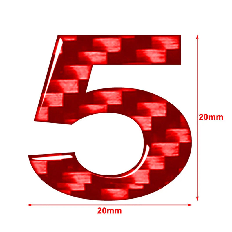 Make & Model 5 x Window Door Wall Car Badge Emblem Decals Stickers