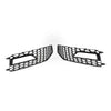 Audi A4 B8.5 Honeycomb Front Bumper Fog Light Grille Covers (2013-2016)