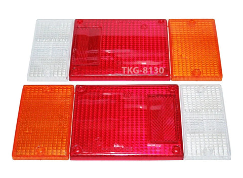 Isuzu NPR NQR NRR FSR FRR 2 x Tail Light Lenses (1987-2019)